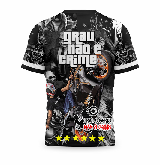 Camisa Grau Não É Crime