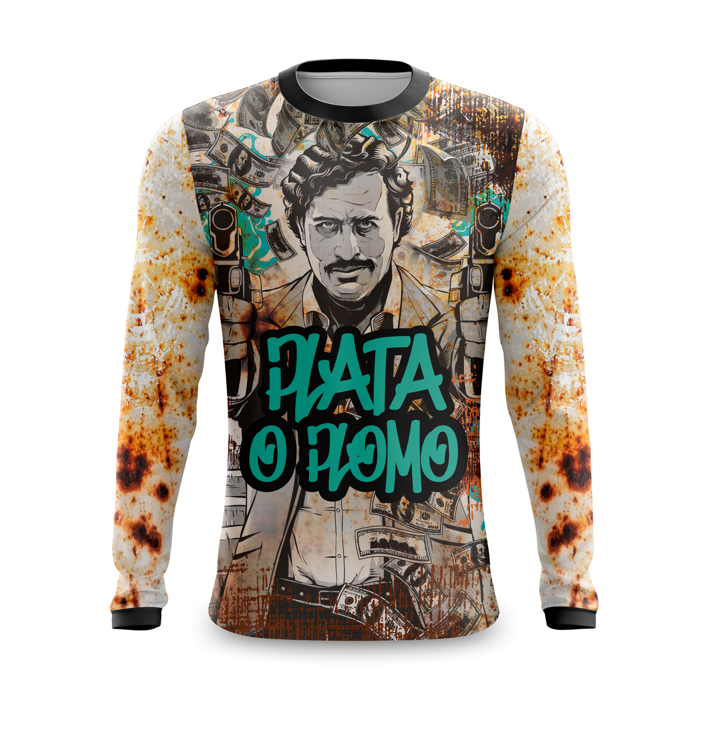 Camisa Pablo Escobar Manga Longa