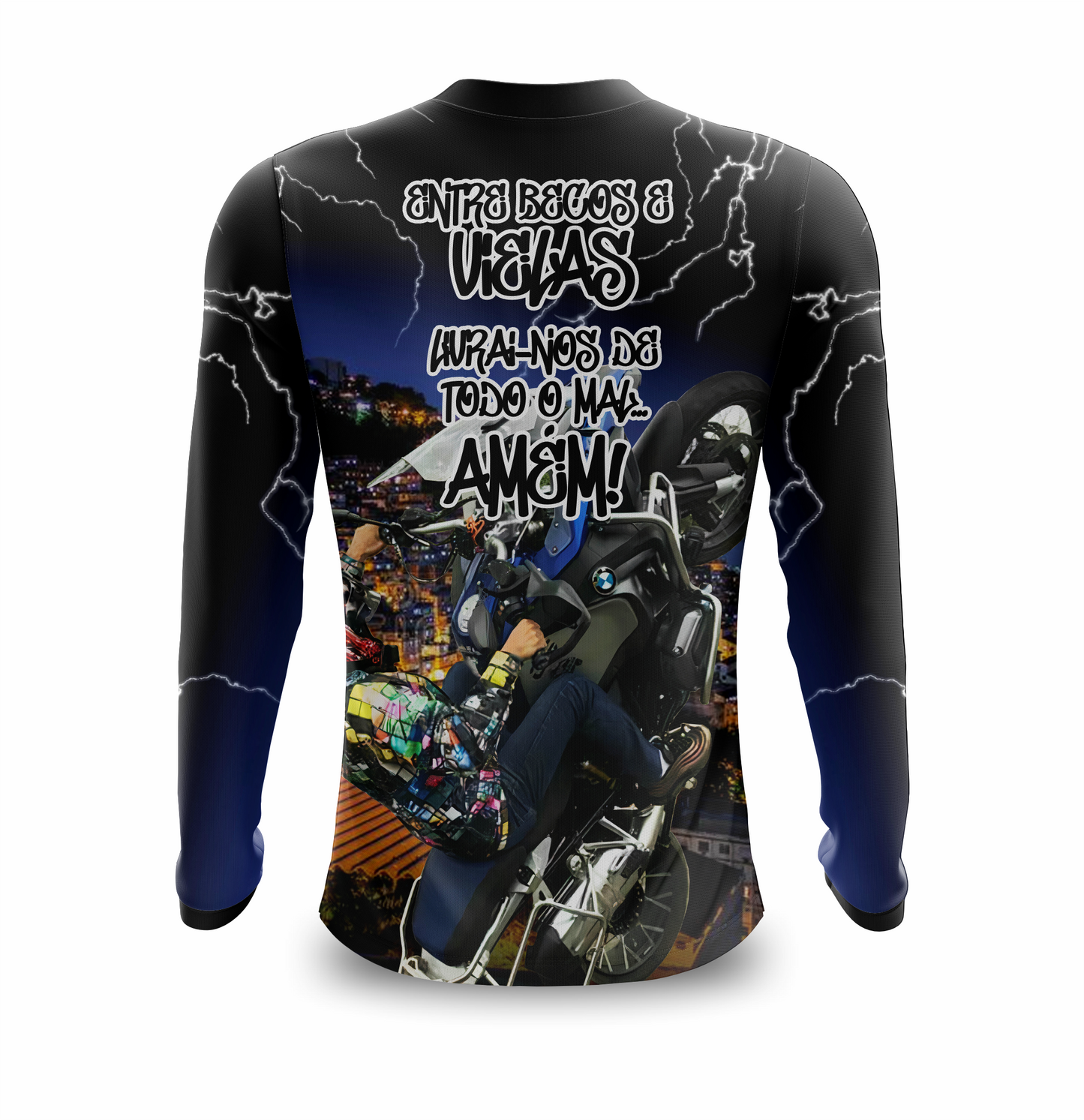 Camisa Entre Becos E Vielas Manga Longa