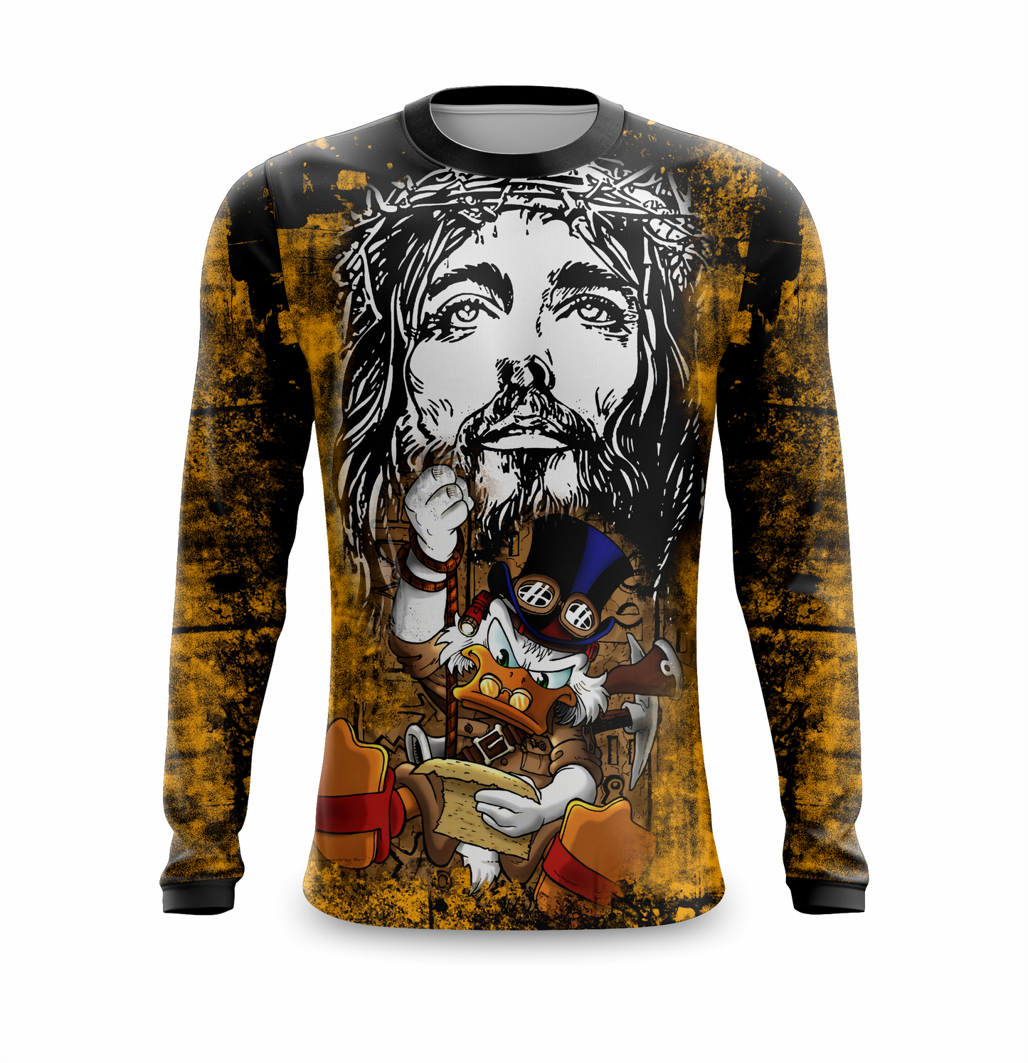 Camisa Blindado Por Deus Manga Longa