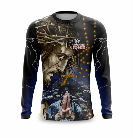 Camisa Entre Becos E Vielas Manga Longa