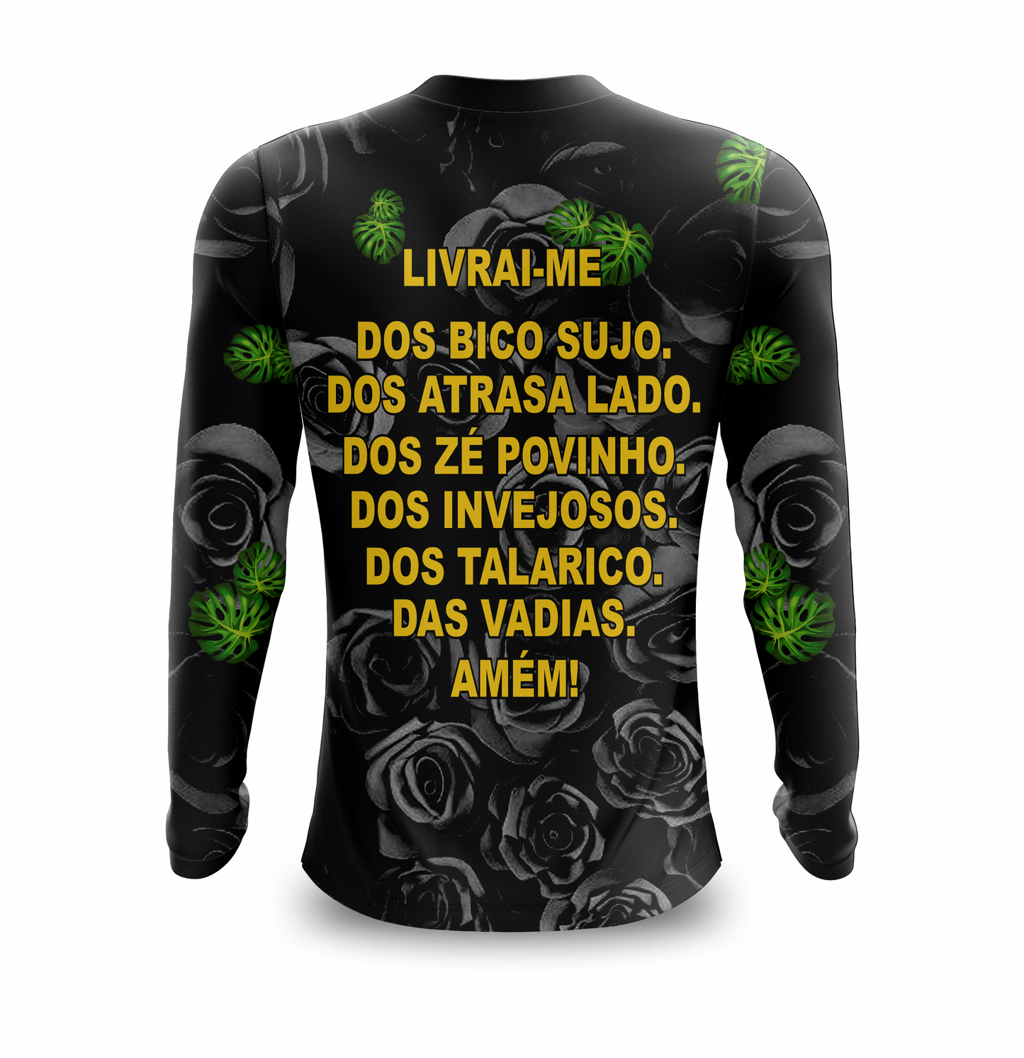 Camisa Smile Now Cry Later Manga Longa